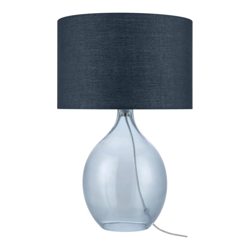 Lampa stołowa GoodHome Cushing 1 xE14 niebieska