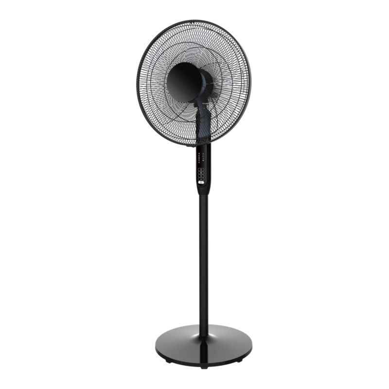 Wentylator stojący 40 cm z timerem czarny