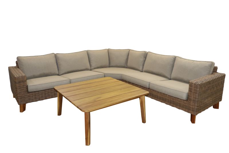 Zestaw mebli tarasowych GoodHome Takutea 4-osobowy