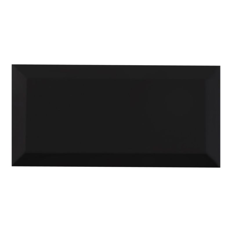 Glazura Trentie GoodHome 10 x 20 cm black glossy 1 m2