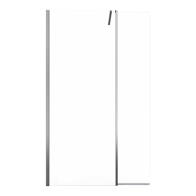 Kabina prysznicowa walk-in GoodHome Maza 80+40 cm chrom/transparentna