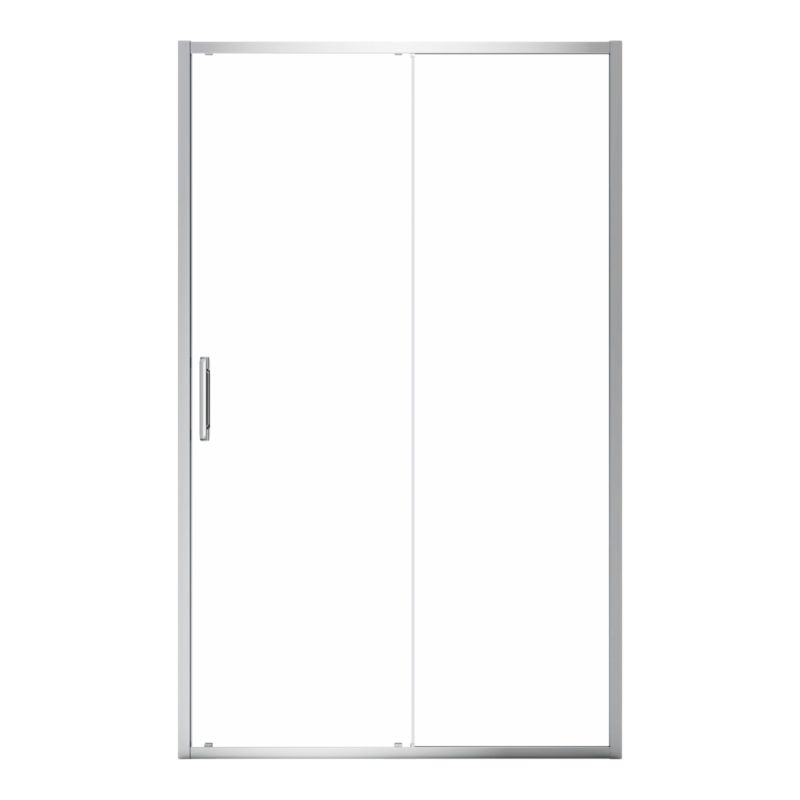 Drzwi prysznicowe przesuwne GoodHome Maza 120 cm chrom/transparentne