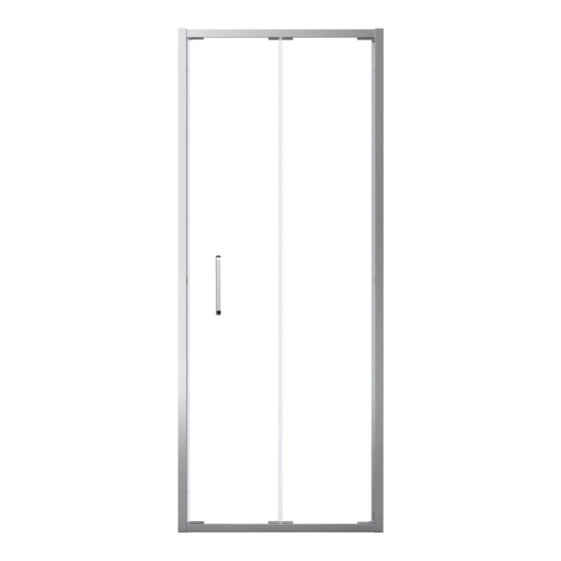 Drzwi prysznicowe składane GoodHome Maza 100 cm chrom/transparentne