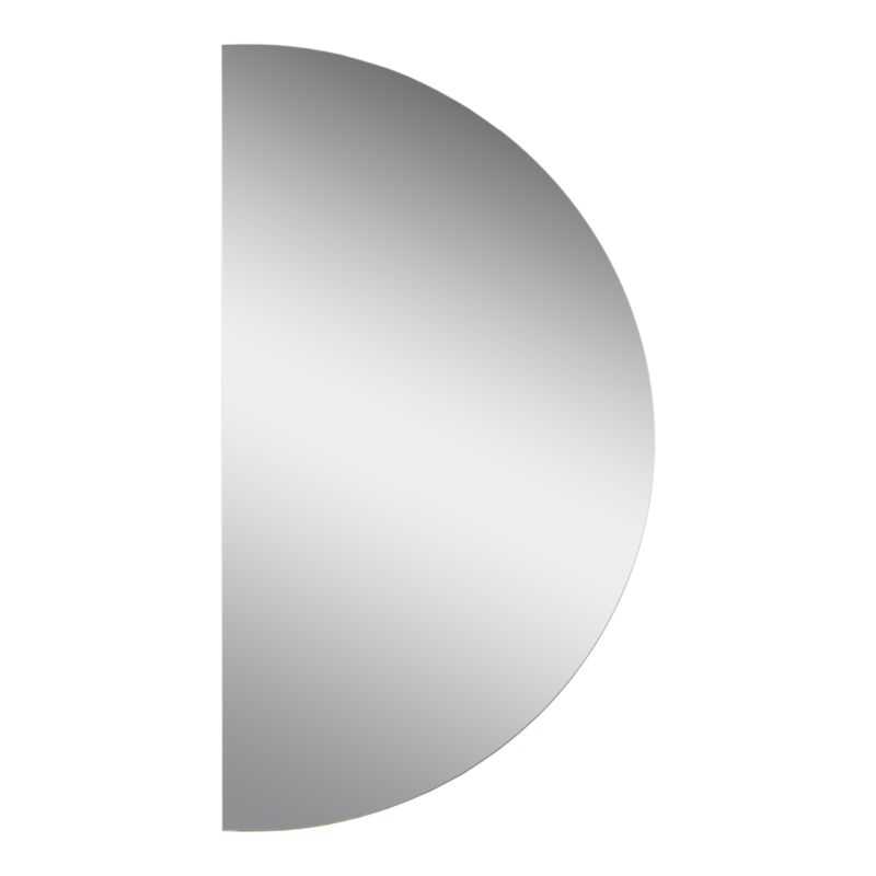 Lustro półokrągłe Dorji 65 x 120 cm LED