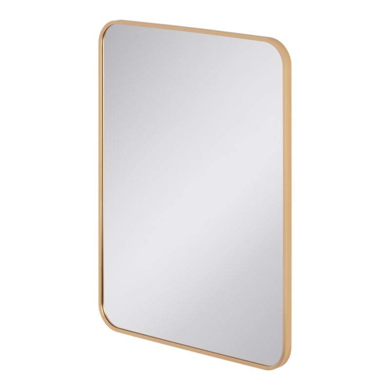 Lustro prostokątne GoodHome Tisa Slim 60 x 80 cm złote