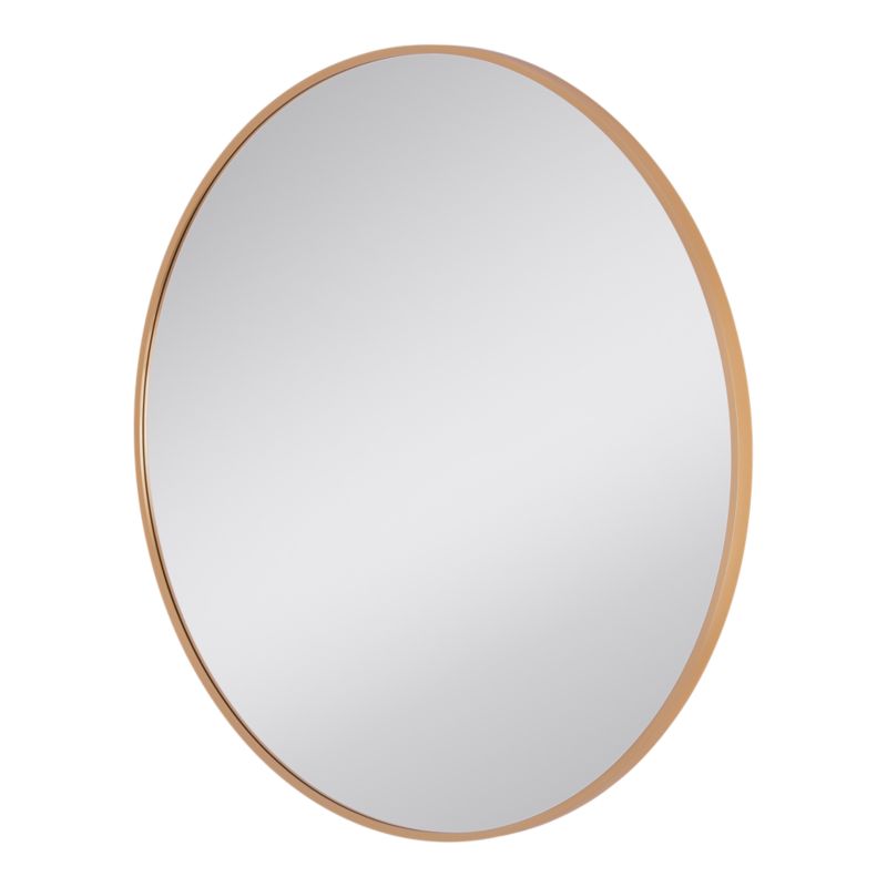 Lustro okrągłe GoodHome Tisa Slim 80 cm złote