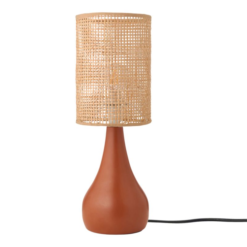 Lampa stołowa Tertrez 1 x E14 bodrowa/rattan