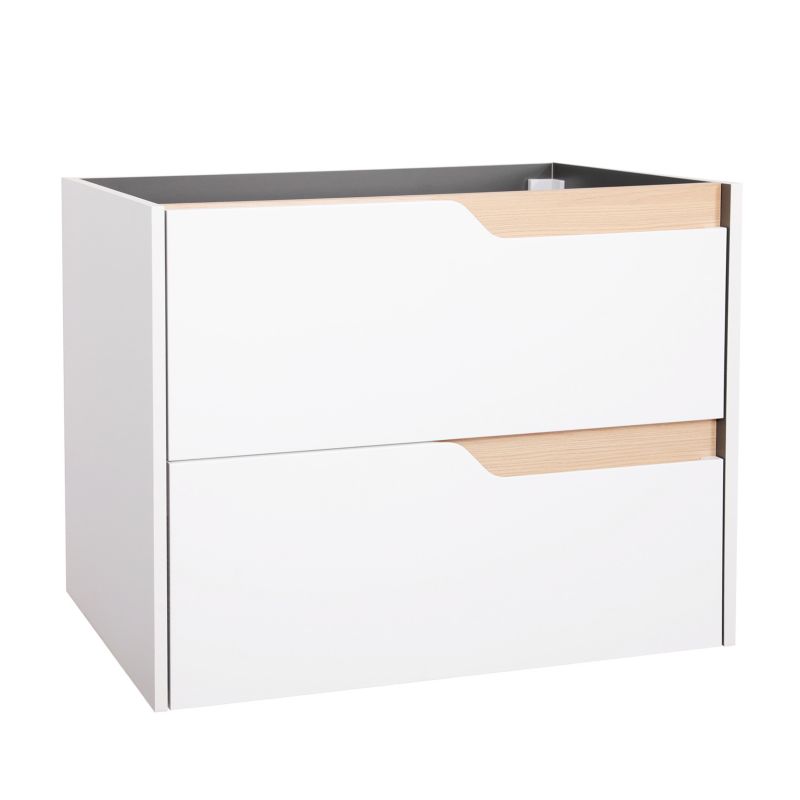 Szafka pod umywalkę Tolima wisząca 80 cm biała