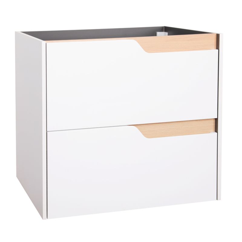 Szafka pod umywalkę Tolima wisząca 60 cm biała