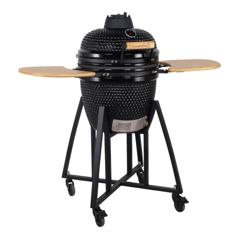 Grill ceramiczny GoodHome Kamado 18 czarny