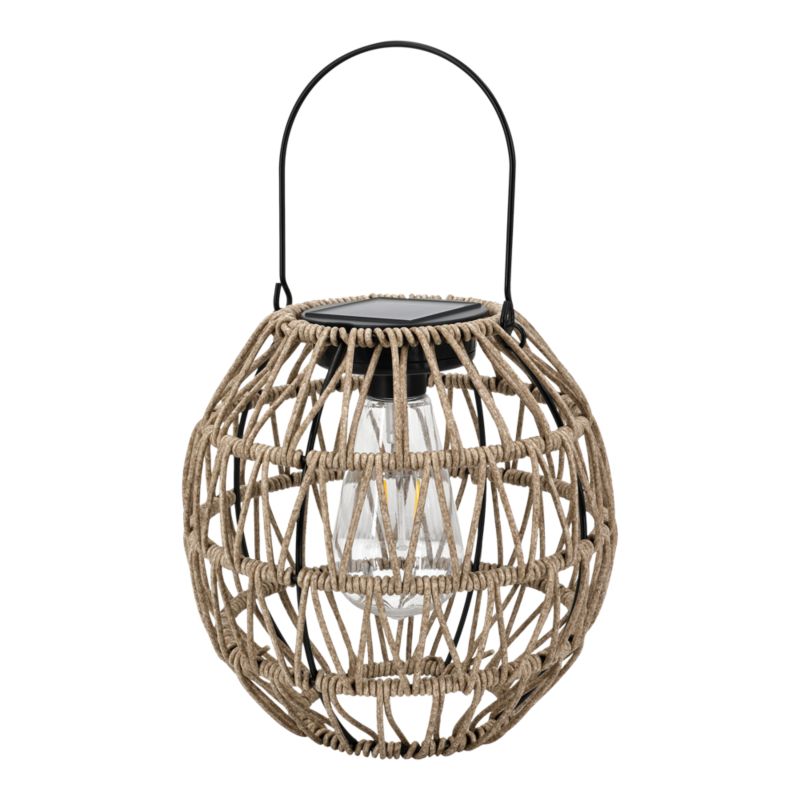 Latarenka solarna Omalos IP44 rattan
