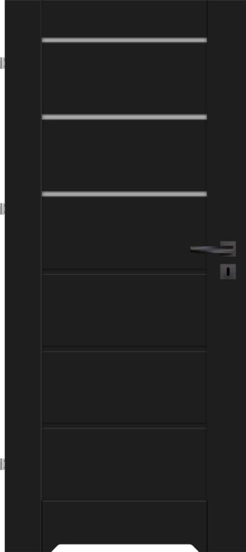 Drzwi z podcięciem Stira Door Toreno 70 lewe czarne premium