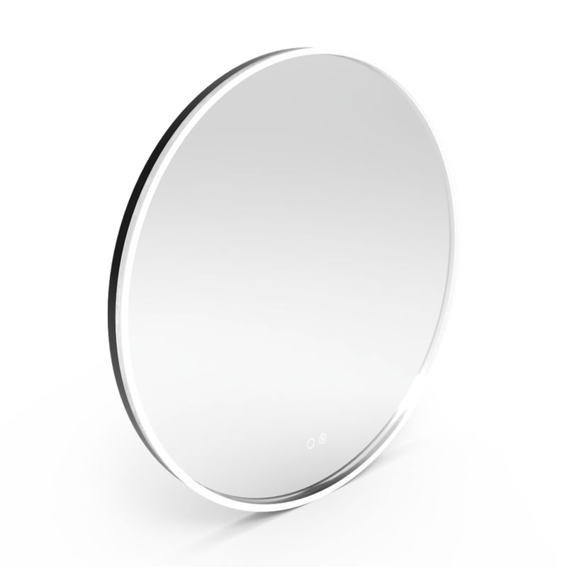 Lustro okrągłe Slider Vanilia 60 cm z oświetleniem LED