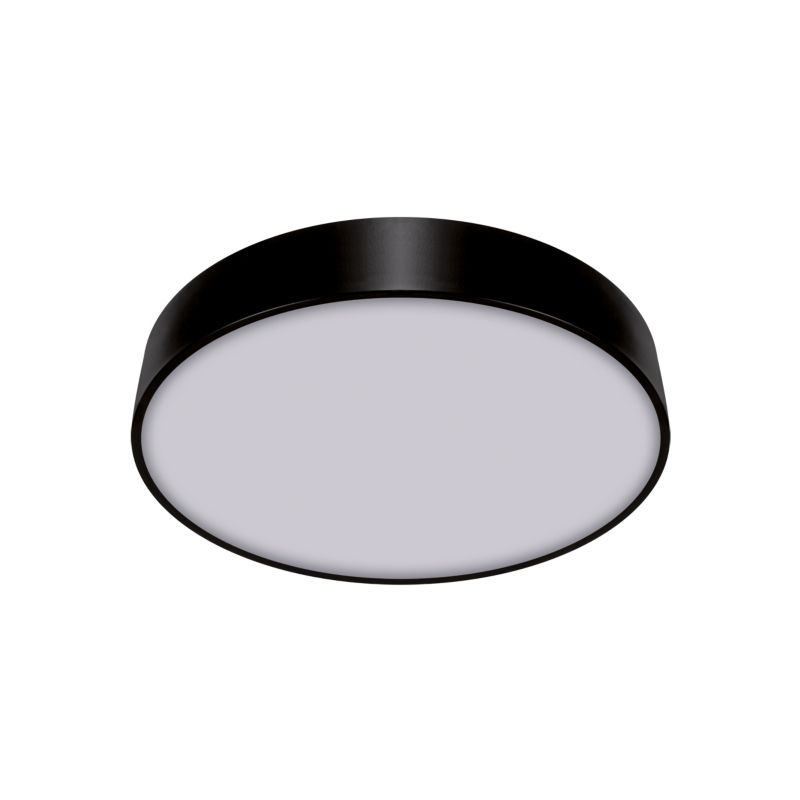 Plafon LED Struhm Totem okrągły 24 W 4000 K czarny