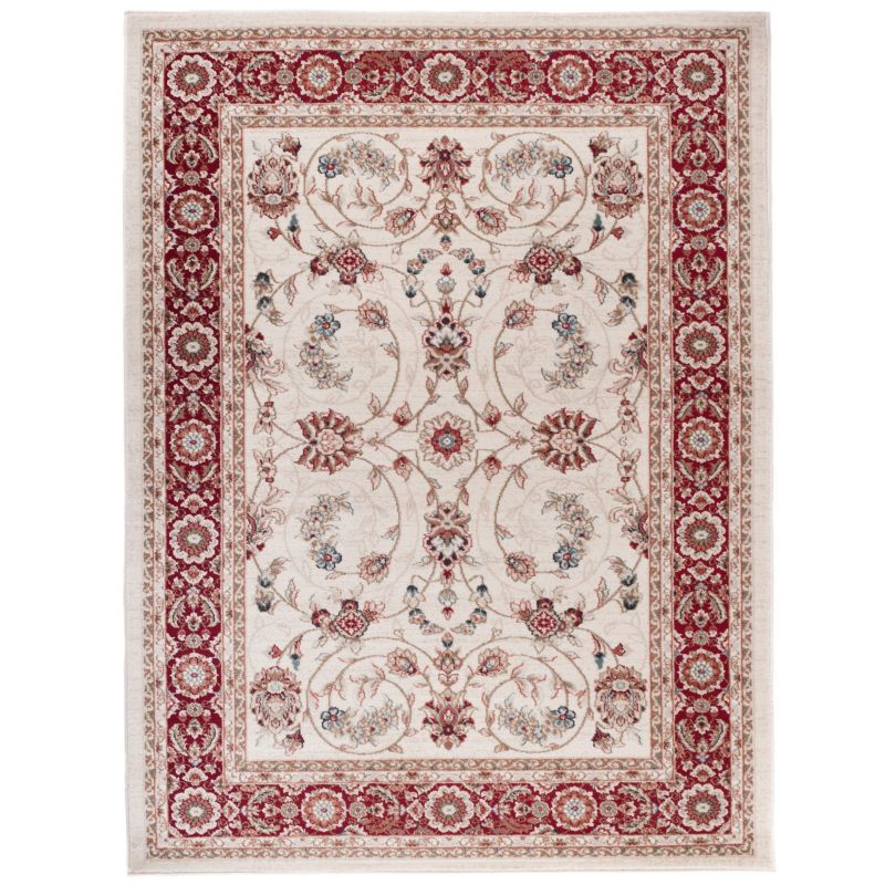 Dywan Saudi 120 x 170 cm beżowo czerwony
