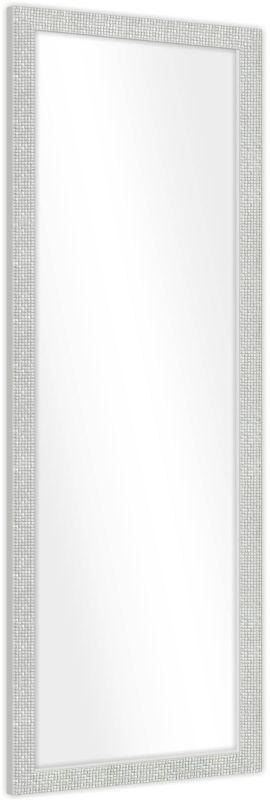 Lustro Knor Paulina 46 x 146 cm w ramie srebrne