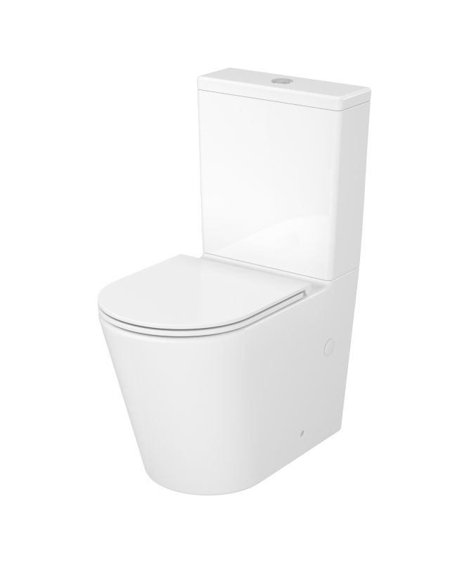 Kompakt WC Cersanit Bonica wirowy z deską wolnoopadajacą z duroplastu uniwersalny
