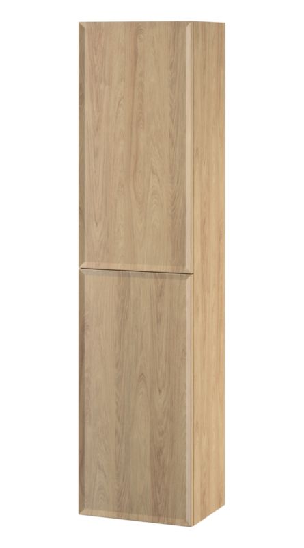 Słupek łazienkowy Cersanit Mille wiszący 39,5 x 34 x 160 cm dąb