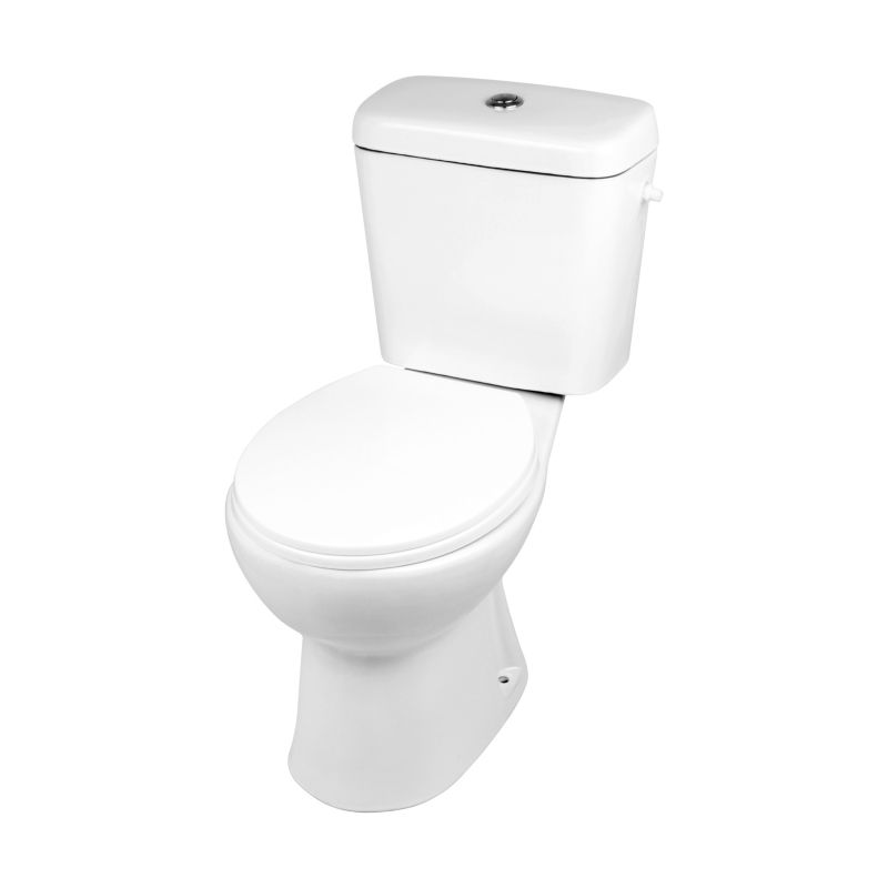 Kompakt WC Orion bezkołnierzowy z deską wolnoopadajacą z duroplastu