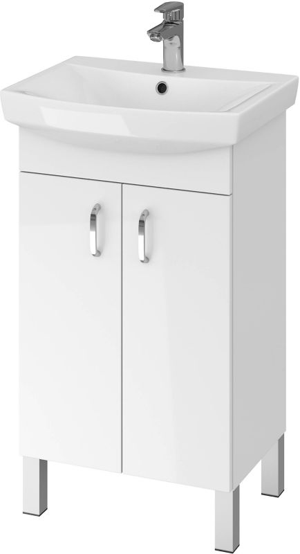 Szafka z umywalką Cersanit Claso 50 cm biała