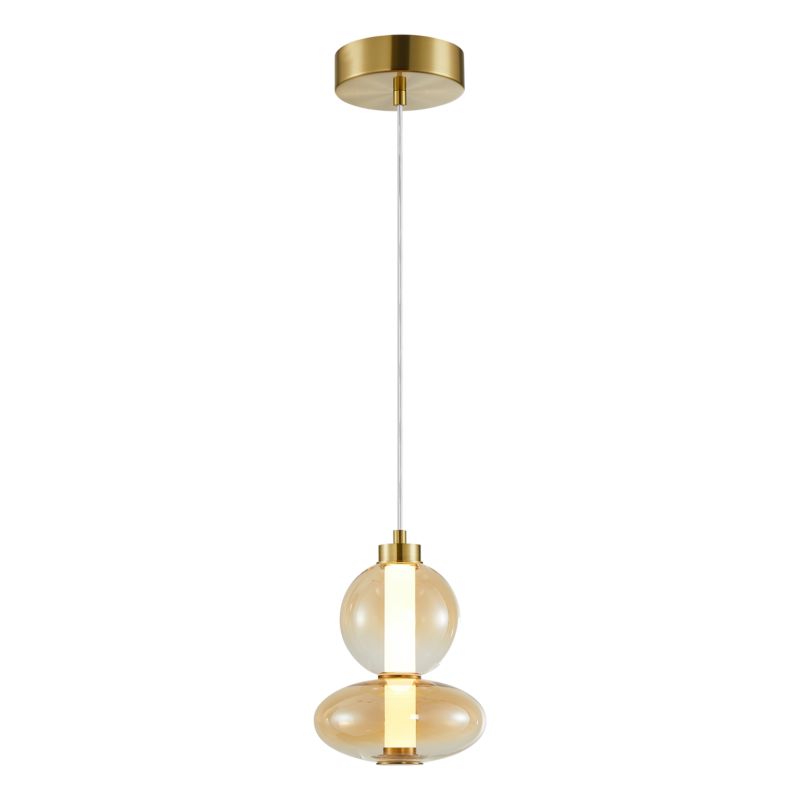 Lampa wisząca LED Milagro Daphne 12 W amber