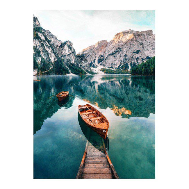 Obraz Glasspik Tyrol Boat 50 x 70 cm