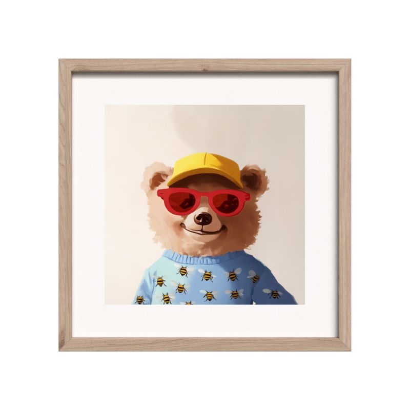 Obraz z ramą Modernpik 30 x 30 cm mały lis