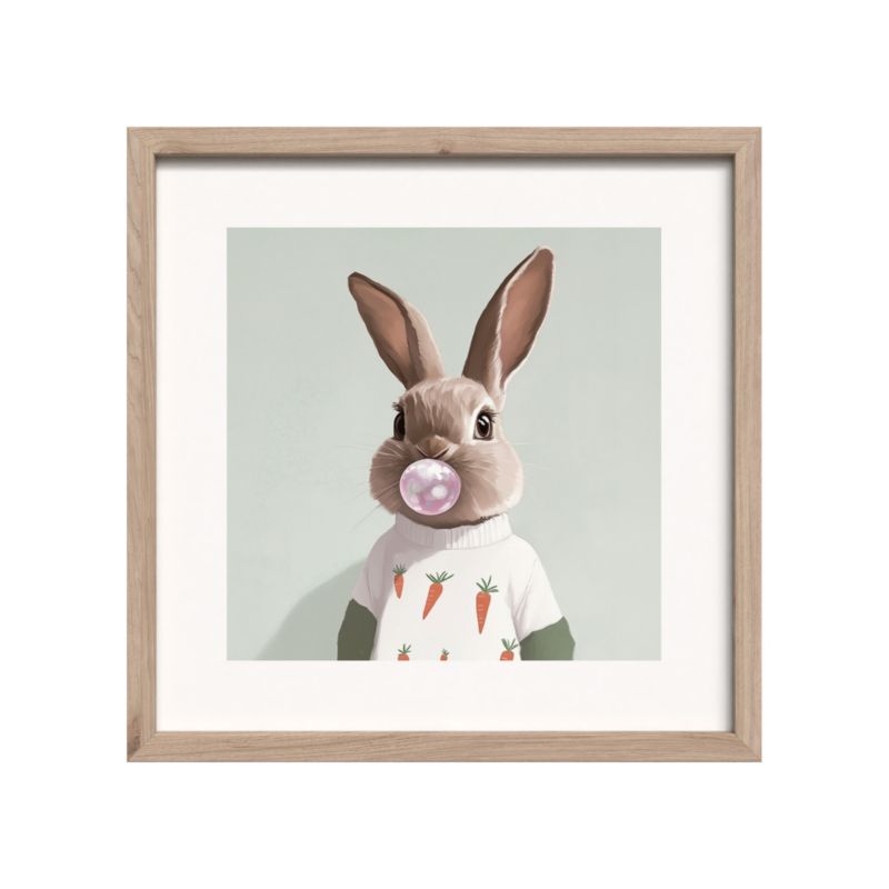 Obraz z ramą Modernpik 30 x 30 cm mały królik