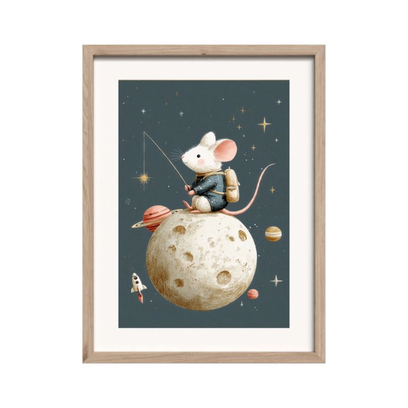 Obraz z ramą Modernpik 30 x 40 cm astro mysz