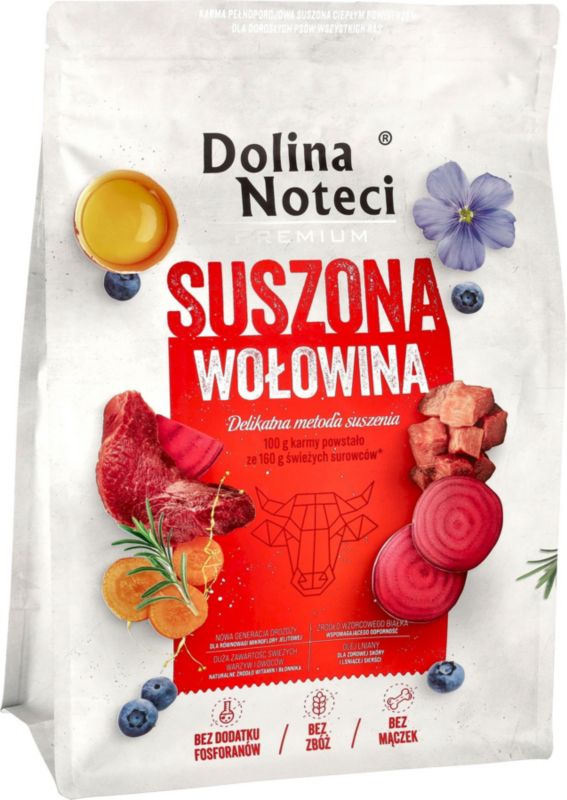 Karma suszona dla psa Dolina Noteci 3 kg