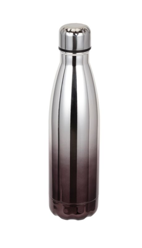 Butelka termiczna 500 ml szaro-czarna