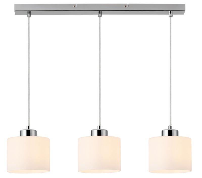 Lampa wisząca Riva 3 x E27 chrom