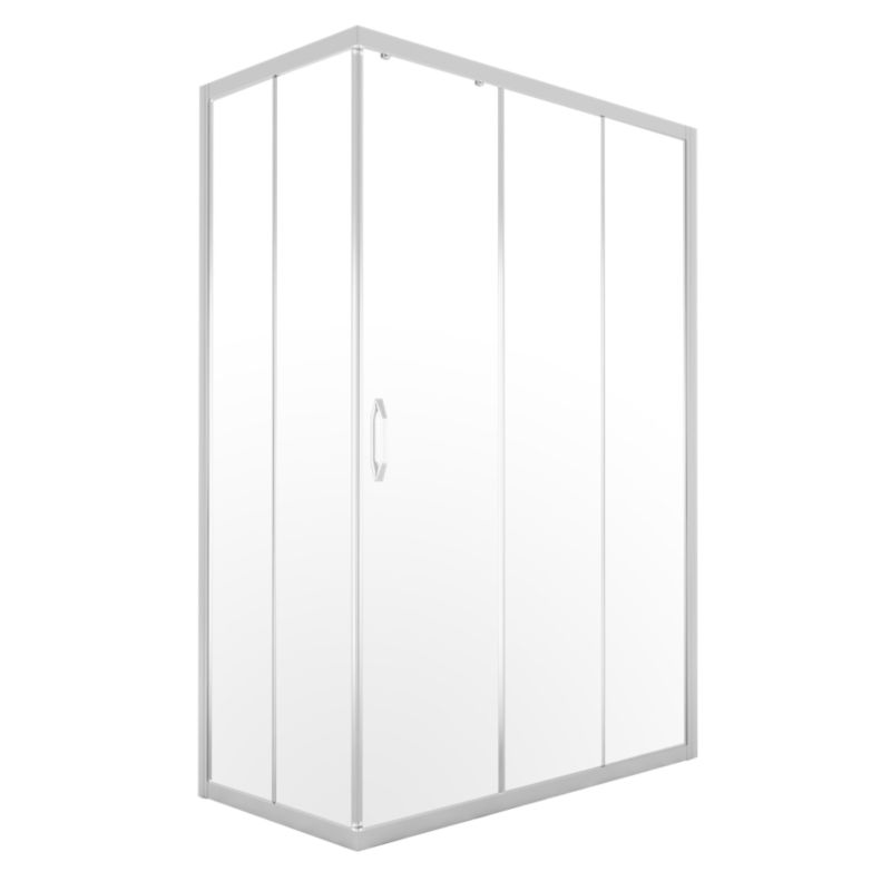 Kabina prysznicowa prostokątna Durasan Flexi regulowana 73-90 x 105-140 cm chrom
