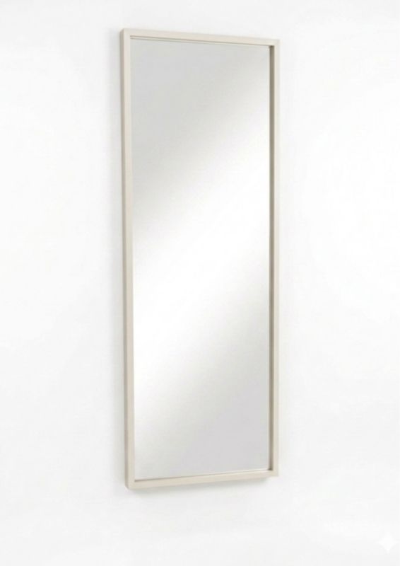 Lustro prostokątne Vero 45 x 150 cm w ramie kaszmir