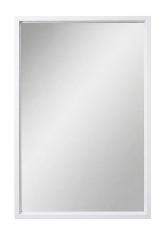 Lustro prostokątne Vero 50 x 70 cm w ramie białe