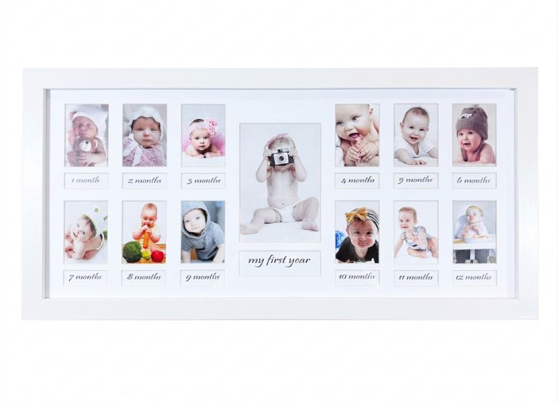 Ramka na zdjęcia Baby 23 x 50 cm biała