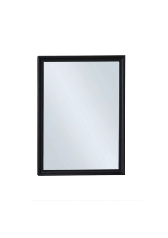 Lustro prostokątne Premium 50 x 70 cm w ramie czarne