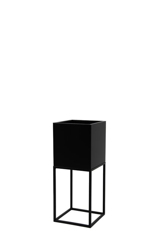 Osłonka doniczki Lorinet S 19 x 19 x 47 cm czarna