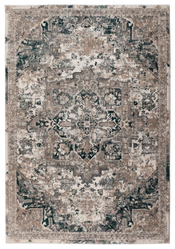 Dywan Famina 200 x 280 cm beżowo - zielony