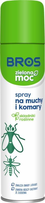 Spray na muchy i komary Bros Zielona Moc 300 ml