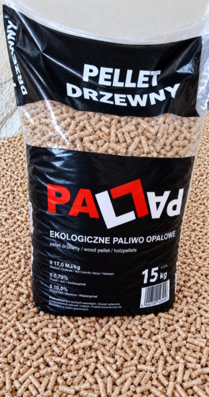Pelet drzewny A1 6 mm 15 kg