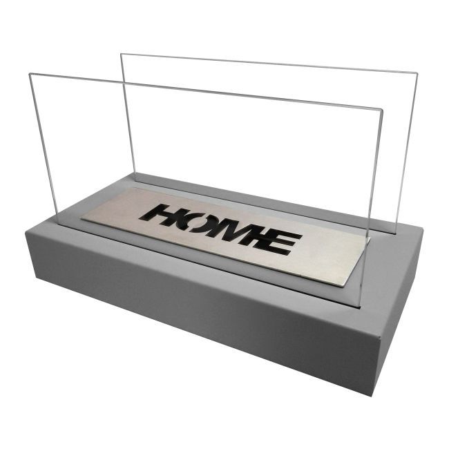 Biokominek Home szary