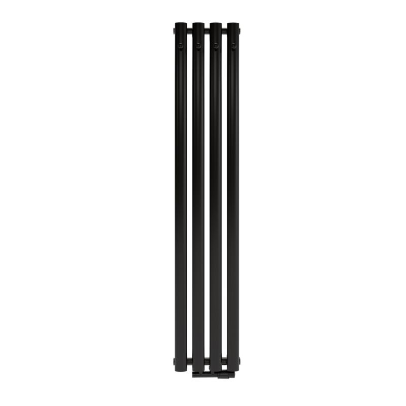 Grzejnik dekoracyjny Luxrad Azur 140 x 27 cm czarny