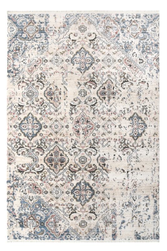 Dywan Bella Mosaic 80 x 140 cm niebieski
