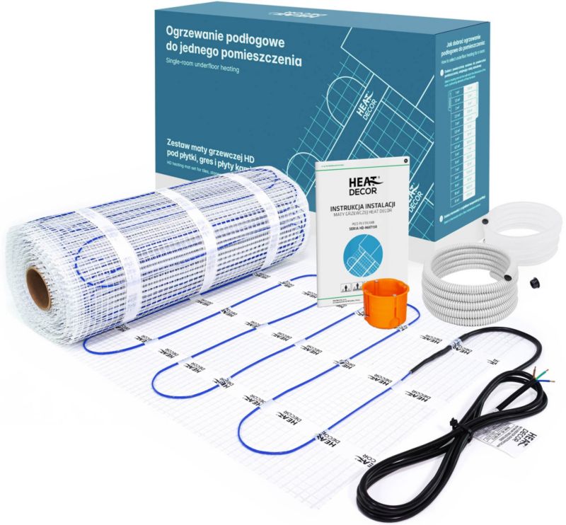 Mata grzewcza pod płytki HD-mat 150 W/m2 50 cm zestaw 6 m2