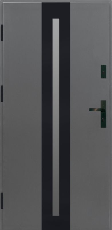 Drzwi zewnętrzne Splendoor Ebro Passive Ultra 90 lewe antracyt