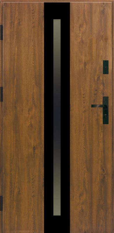 Drzwi zewnętrzne Splendoor Ebro Passive Ultra 90 lewe orzech