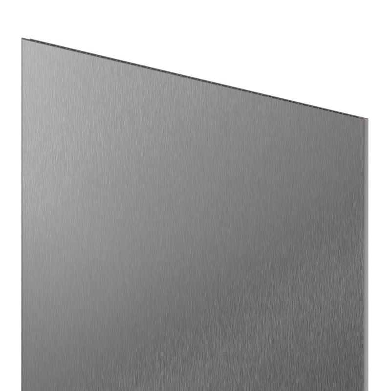Ścienna płyta dekoracyjna Vilo XL 60 x 265 cm brushed steel