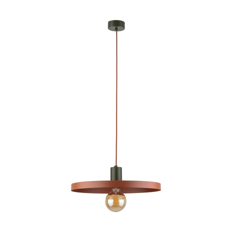 Lampa wisząca TK Lighting Sila Sabia 1 x E27 40 cm miedziana