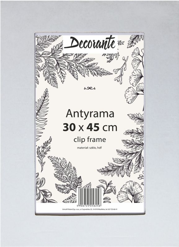 Antyrama szklana 30 x 45 cm